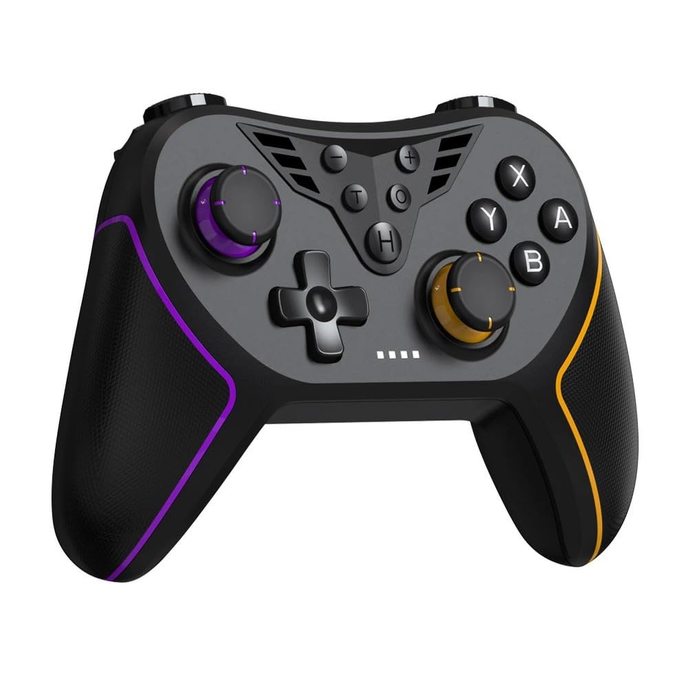 QISI Controller with Hall Rear OLED Model Wireless Bluetooth and Gyro Sensor Switch2/Switch Effect, Buttons, Compatible, Connection, Vibration,