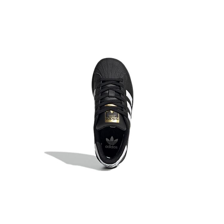 (PS) adidas originals Superstar 'Black White' Kids' EF5394