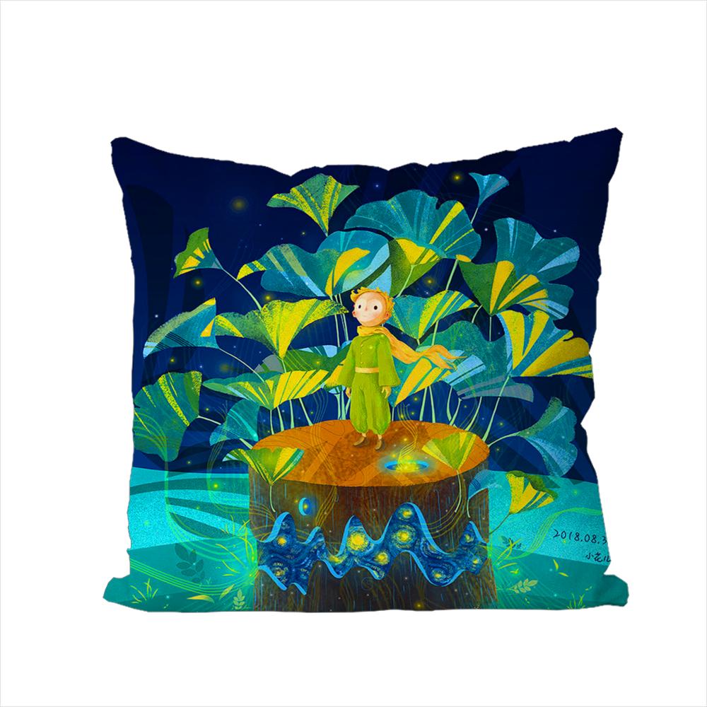 The Little PPrince Pillow Case For Car Sofa Decorative Home Doublesided Print Plush Square Throw Pillow Cushion Cover