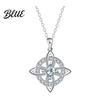 Ancient Symbolism Jewelry Celtic Knot Necklace Witches Birthstone Sparkling Symbol