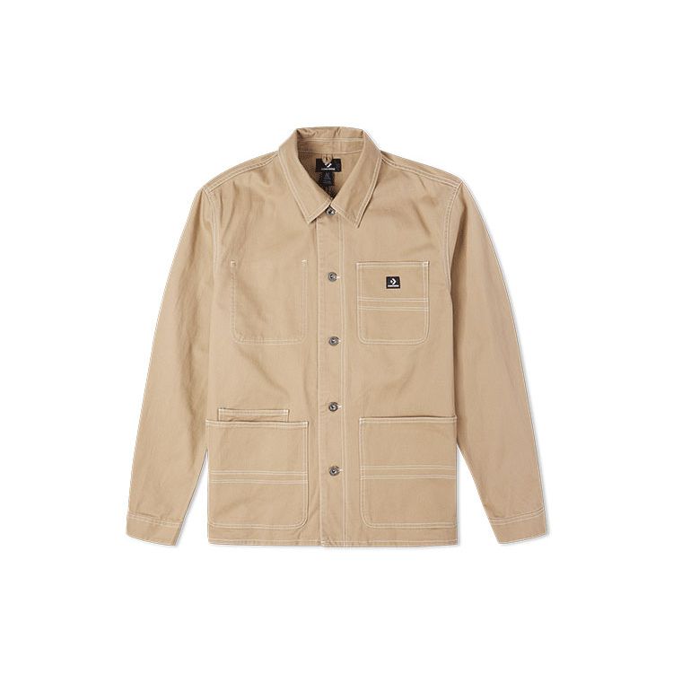 

Converse Utility Casual Jacket Shirt Мужские топы цвета хаки 10024172-A01
