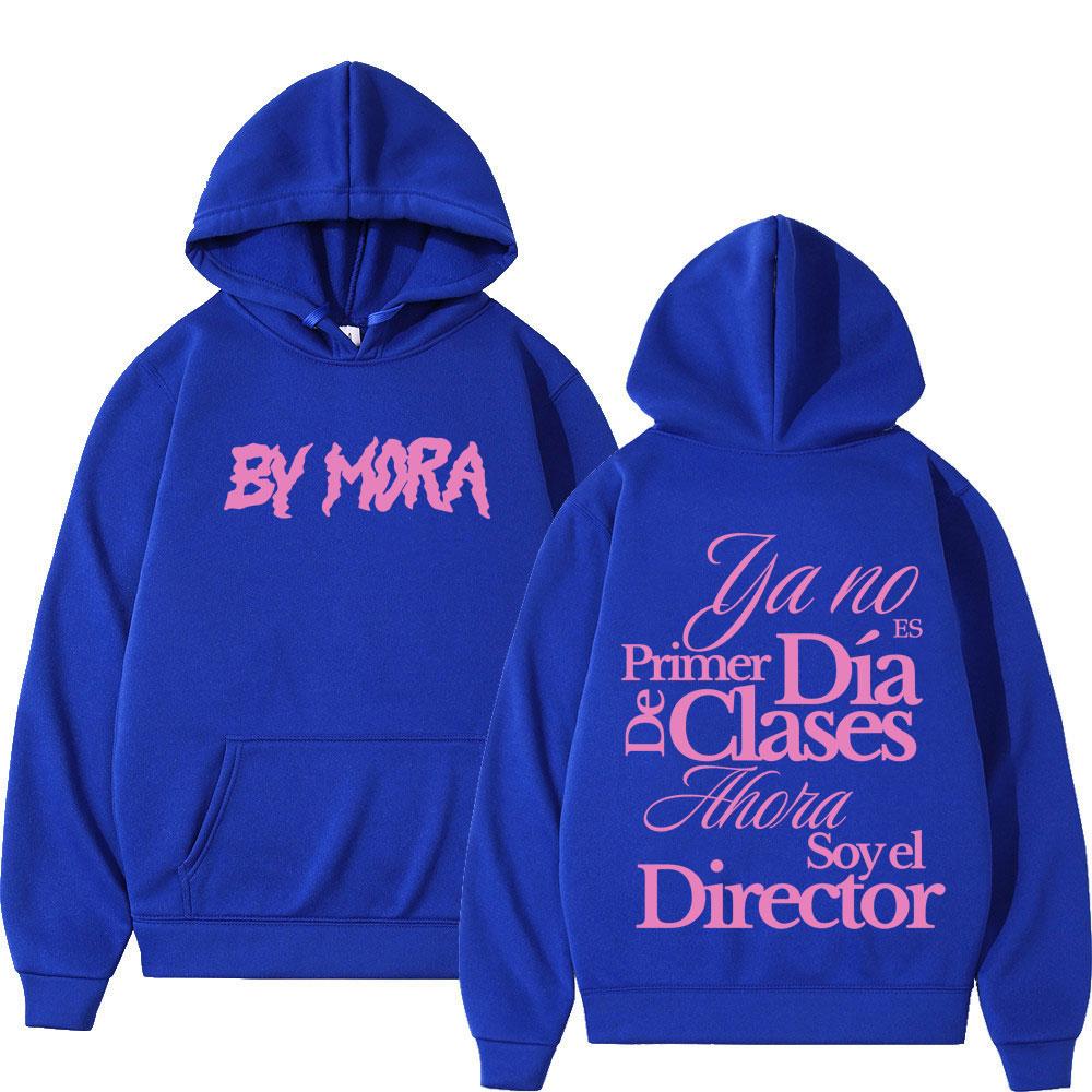 Rapper Mora Double-sided Printed Hoodies Men Women Aesthetic Trend Pullover Long-sleeved Loose Harajuku Sweatshirts