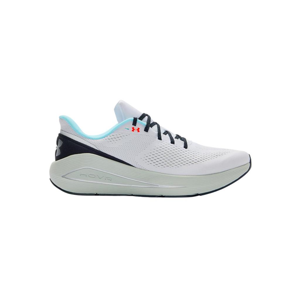 Under Armour Sonic 7 Cushioning, Wear Resistant Low Top Running Shoes Men's White Sneakers 3028002-103