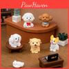 Adorable Mini Resin Dog Figurines For Desktop Or Car Decoration Blind Box