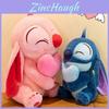 Adorable Pink Heart Hugging Angel Plush Bear Soft And Cuddly Stuffed Toy For Girls