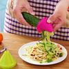 Vegetable Spiralizer Conic Design Multi-Functional Kitchen Gadget 2-Pack Green Pink