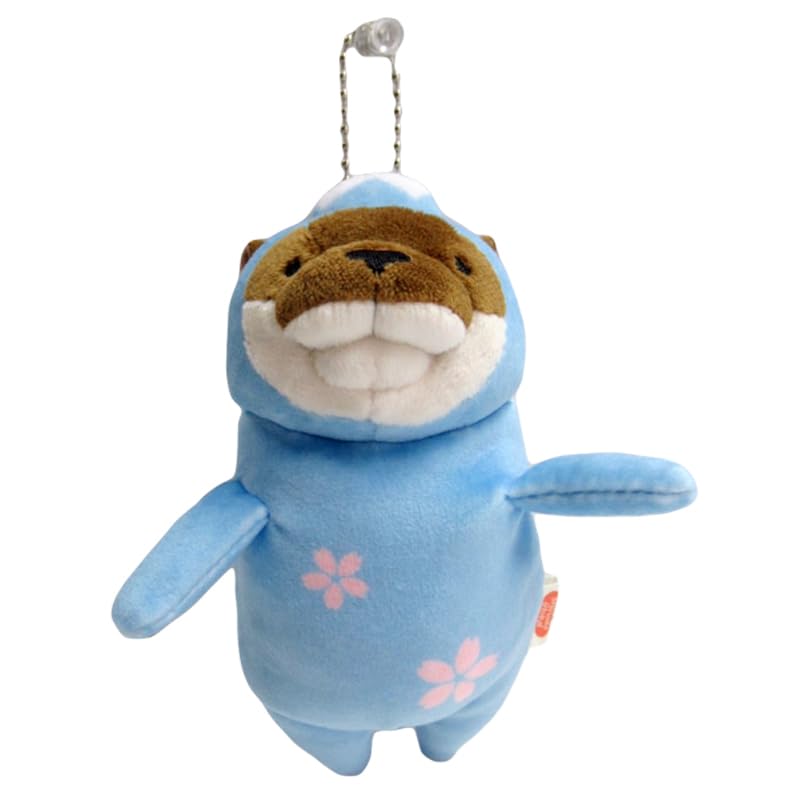 Morisaka Global Local Mochi Otter Mount Fuji Mini Brown 7x5x14.5cm Otter Plush Toy Souvenir Shizuoka Yamanashi Japan Tourist Attraction Travel