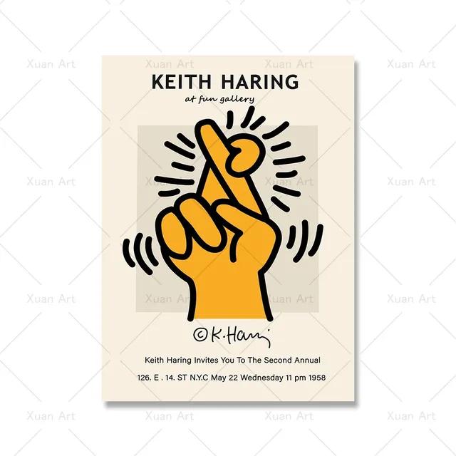 Modern Abstract Aesthetics Wall Art Retro Pop Stick Figure HD Oil On Canvas Poster Print Home Bedroom Living Room Decor Gift No Frame