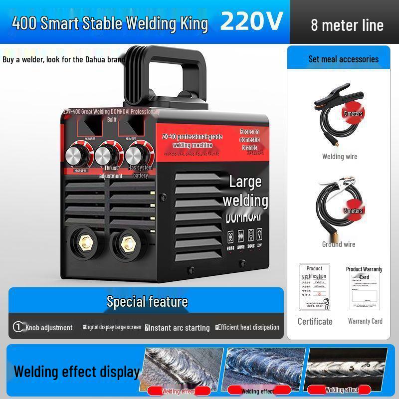 315 Dual-Use DC Electric Welder, 220V/380V, Fully Automatic for Household and Industrial Use