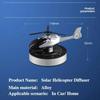 Helicopter Solar Car Air Freshener Propeller Rotating Interior Accessories Flavoring Supplies Fighter Model Perfume Decoration