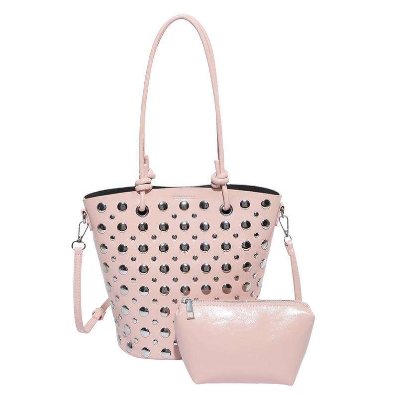 Large-capacity, High-end, Lazy and Fashionable, Hollowed-out Carved Commuting Single-shoulder Underarm Bag