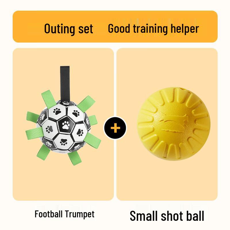 Dog Squeaky Soccer Ball Toy