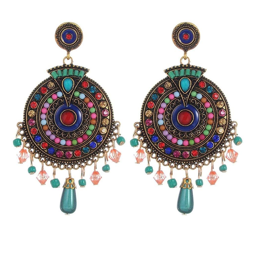 Jewellery Bohemian Multi-Color Earrings for Girls and Women