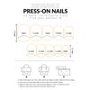 Caramel-Pudding Nude False Nails 24 Pieces Natural Jelly Texture for DIY Manicure
