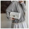 IELGY Large-Capacity Diamond Chain Bag All-Match Small Square Bag Can Be One Shoulder Can Cross-Body