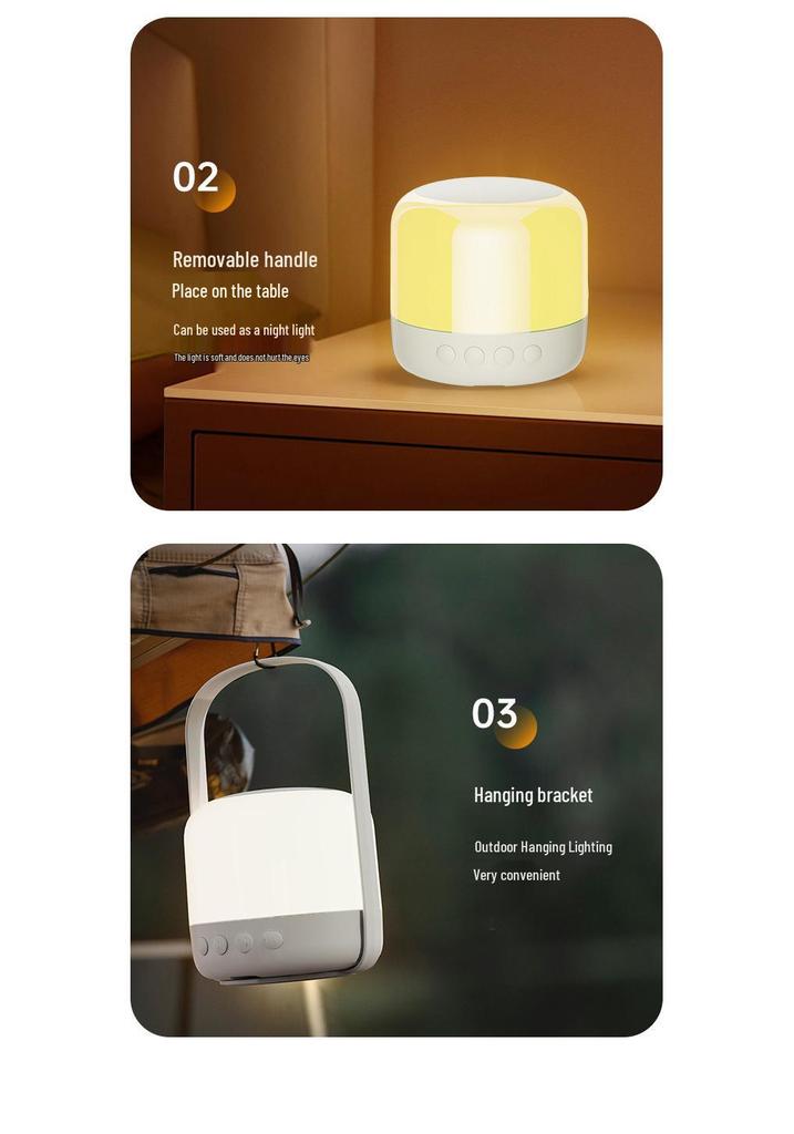 LED Wireless Touch Night Light: Remote-Controlled, USB Rechargeable, Portable Bedside Lamp for Indoor/Outdoor Use