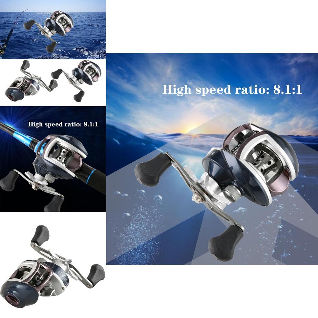 Premium Baitcasting Reel Fishing Reel With Strong Durable Stainless Steel Bearings