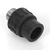 PE Threaded Straight Union Connector