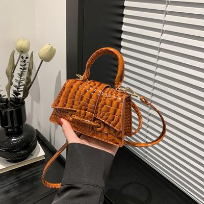 Kleine Tasche Damen 2024 neuer Trend Mode lässig in diesem Jahr beliebte Frühling Retro Textur Schulter Messenger Bag