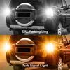 10X Led Light Dual Color Bulb T25 3157 P27-7W 5630 20Smd Canbus Car Brake Reverse Lamp Turn Signal White Amber