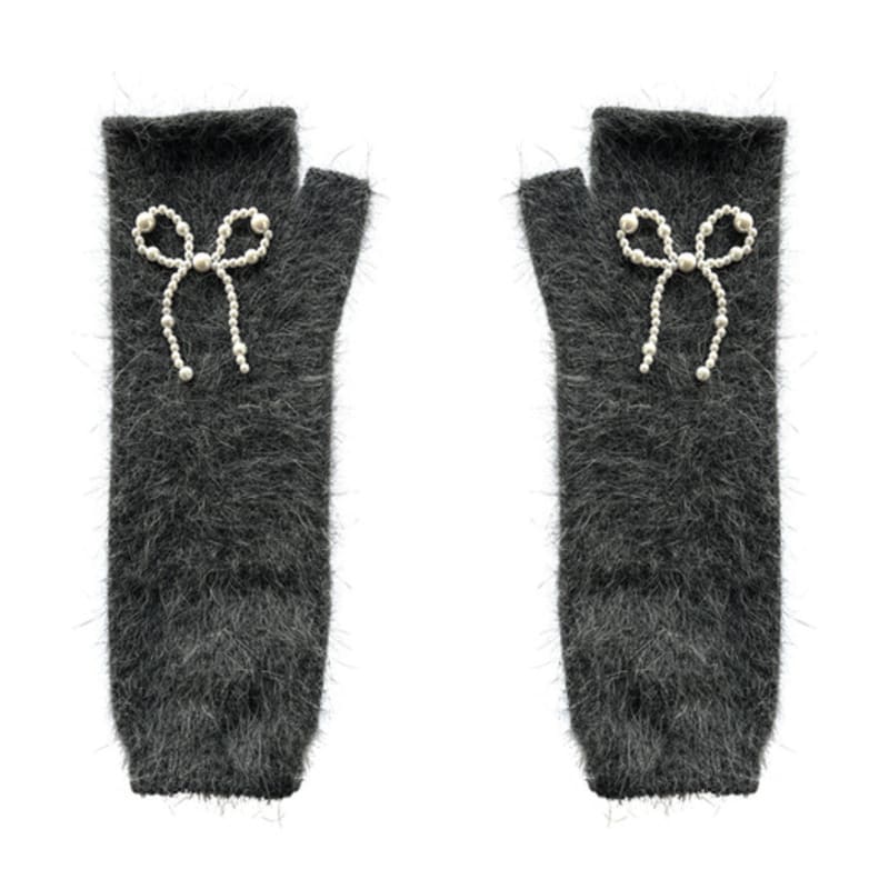 

efor. Pearl Ribbon Warmer GREY