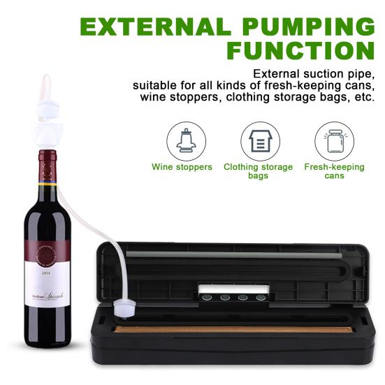 Vacuum Sealer Compact Automatic Dry Moist Modes Sealing Packing Machine Food Preservation