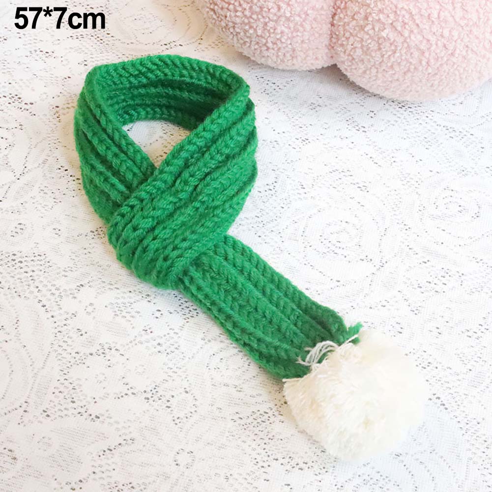 Adjustable Pet Scarf For Winter Christmas Scarf 57x7cm Christmas Pet Scarves Charming Details Comfortable Fit Cute Design