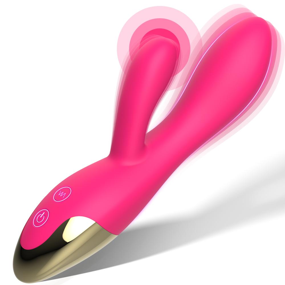 Rabbit Vibrator G spot Dildo Vibrátor pro ženy Vodotěsný stimulátor vaginálního klitorisu Ženská masturbace Sexuální hračky pro dospělé páry