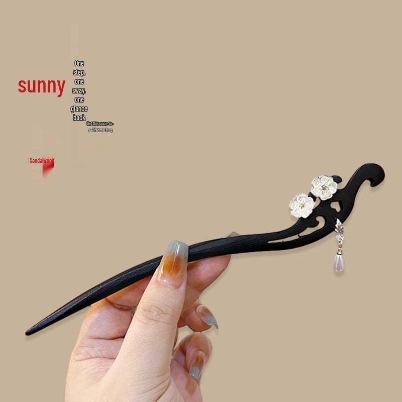 Tassel Flower Hairpin: Elegant Chinese Style Hanfu & Qipao Hair Accessory for Women