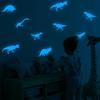 Luminous Blue Green Light Dinosaur Wall Stickers Glow In The Dark Baby Room Nursery Bedroom Home Decor PVC Fluorescent Stickers