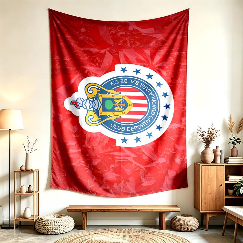 Club Deportivo Guadalajara (14) Tapestry Suitable For Decorating Homes Dorms And Bedrooms Soft To The Touch And A Perfect Gift For Friends And Family