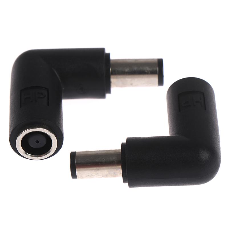 Adaptateur Connecteur de Prise d'Alimentation CC 7,4 mm vers 7,4 mm Angle 90 Pour Ordinateur Portable