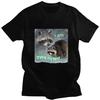 Ik Doe Mijn Best Raccoon Meme T-shirt Grappige Print Heren T-shirt Los Vrije Tijd Mode Korte Mouw Katoen Gezellige T-shirts
