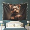 Yorkshire Terrier Hund Süß Wandteppich Wandbehang Ästhetische Wohnkultur Wandteppiche für Wohnzimmer Schlafzimmer
