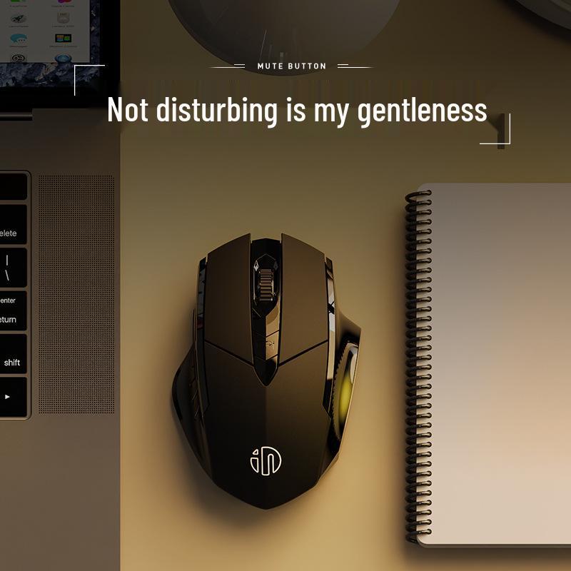 Inphic F1S Rechargeable Silent Bluetooth Wireless Mouse for Laptops