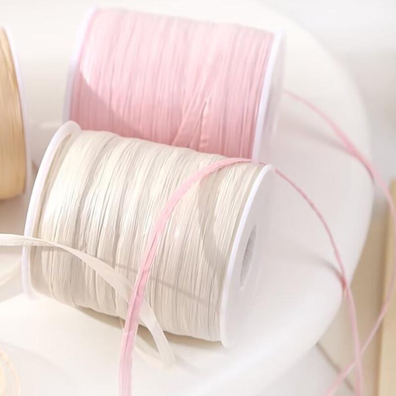 120m/roll Polyester Fiber Thread For Knitting Crocheting Multicolor Grass Thread Sunhat Beach Bag 50g