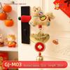New Year Winter Plush Door Handle Cover: Anti-freeze, Anti-static, Warm Horse Design