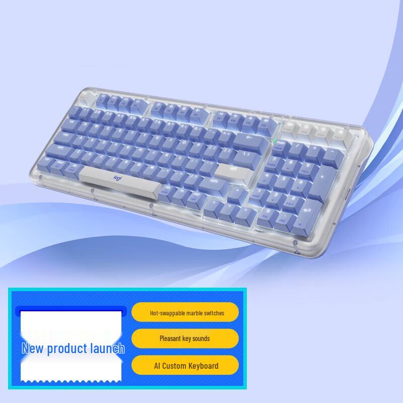 

Logitech ALTO KEYS K98M AI Customizable Wireless Mechanical Keyboard