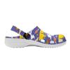 Women Men EVA Garden Clogs Printed Lightweight Breathable Slip On Shoes Beach Pool Bathroom Home Casual Outdoor Wear