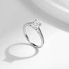 Modian D Kleur Lab Diamant 1ct Moissanite Ring Voor Vrouwen 925 Sterling Zilver Klassieke Bruiloft Verlovingsband Sieraden Geschenken