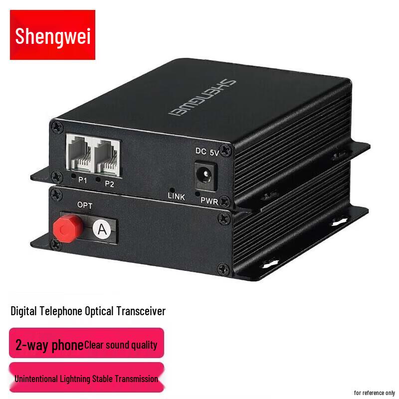 Shengwei BGDJ0200 2-Channel Telephone Fiber Optic Modem