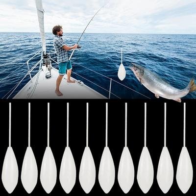 3pcs 6g/10g Fishing Bombardment Shape Acrylic Upward Float Thick Carp Trout and Bass Fishing Tackle Floating Buoy Sports