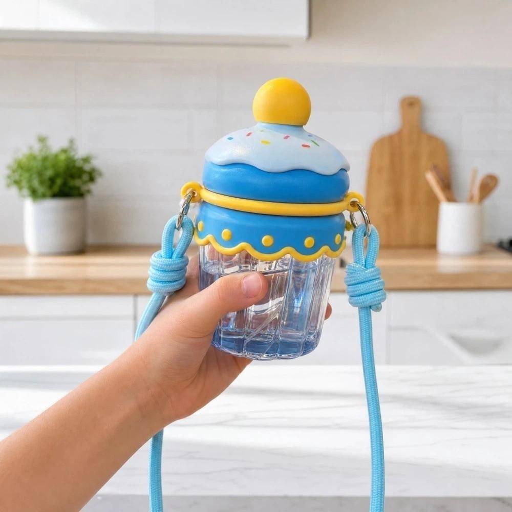 Transparent Clear Tumbler Crossbody Hanging Rope Iced Coffee Cup Drinkware Suction Cup Home Use