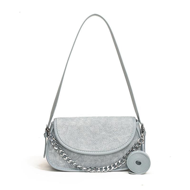 

Fashion Bag Women s New Casual Shoulder Women s Bag светло-синий