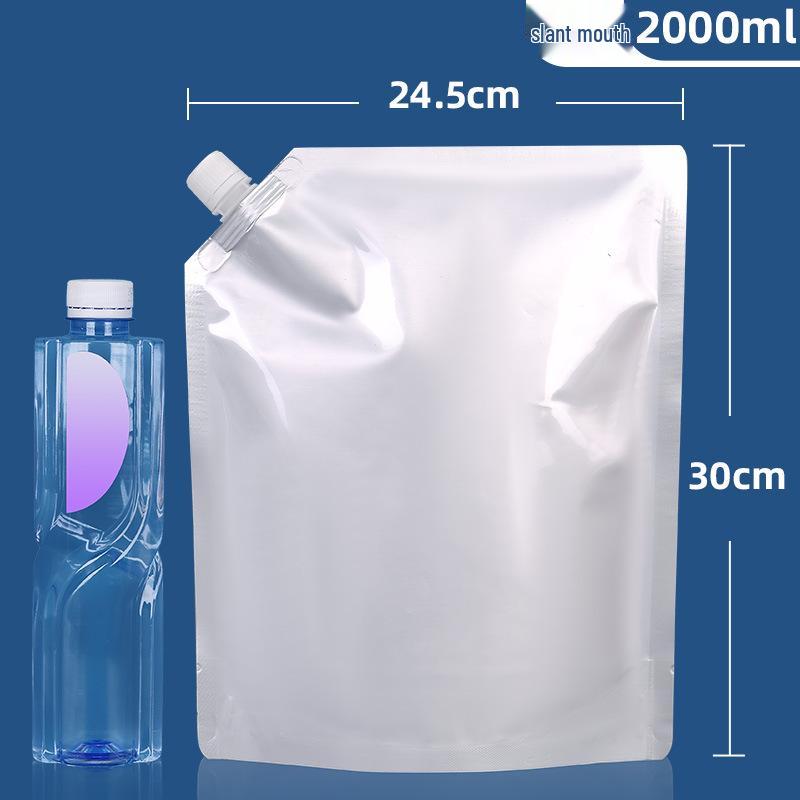 Aluminum Foil Spout Pouch for Liquids: Stand-Up Bag for Soup, Soy Milk, and Sauces