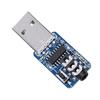 USB CW Taste Übungsgerät Morsecode Trainingsadapter für Amateur-Enthusiasten Unterstützt 3,5-mm-Stecker