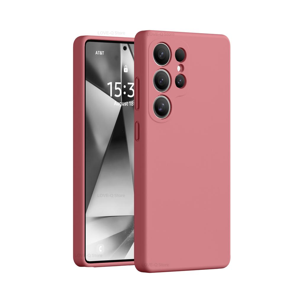 Für S25 S24 Ultra Hülle Luxus Flüssigsilikon Weiche TPU Hülle Für Samsung Galaxy S25 S24 S23 S22 Ultra S 25 Ultra Plus S25Ultra Hüllen