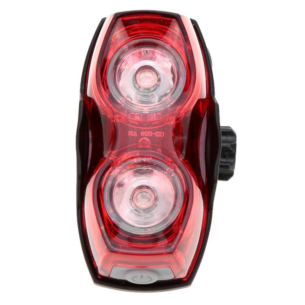 1ks Zadné svetlo na bicykel Batérie AAA Vysoká viditeľnosť Červené svetlo Koncové svetlo Horizontálne alebo vertikálne Lampy na MTB cestný bicykel Príslušenstvo