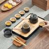 High-end Complete Set of Wangshan Coarse Pottery Lifting Beam Pot Kung Fu Tea Set Home Office