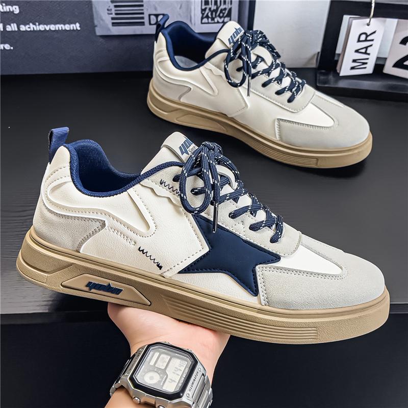 Νέα Κλασικά Ανδρικά Παπούτσια Skateboard Μόδας Τεσσάρων Εποχών Άνετα Αθλητικά Παπούτσια με Μαλακή Σόλα